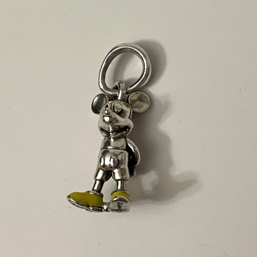 Pandora x Disney Mickey Mouse Sterling Silver Dangle Charm